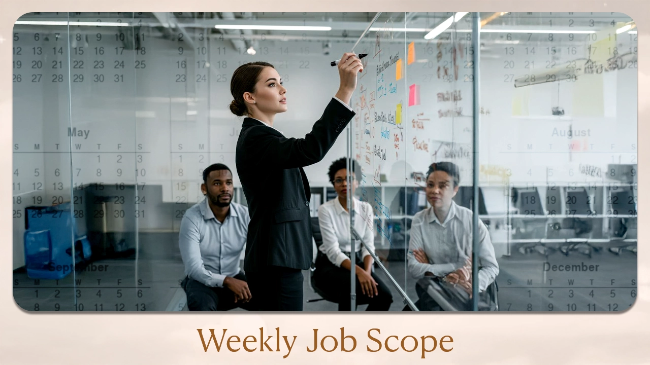 Weekly job scope
